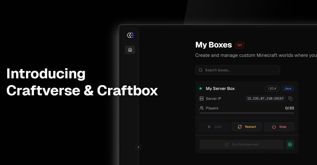 Introducing Craftverse and Craftbox